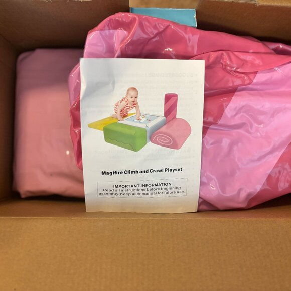 MAGIFIRE Dessert-Themed Inflatable 5-Piece Climbing Blocks Set - Picture 5 of 5